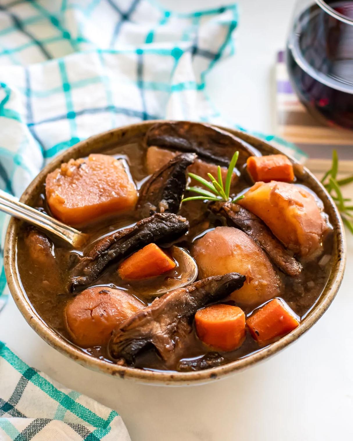 Vegan Instant Pot Portobello Pot Roast