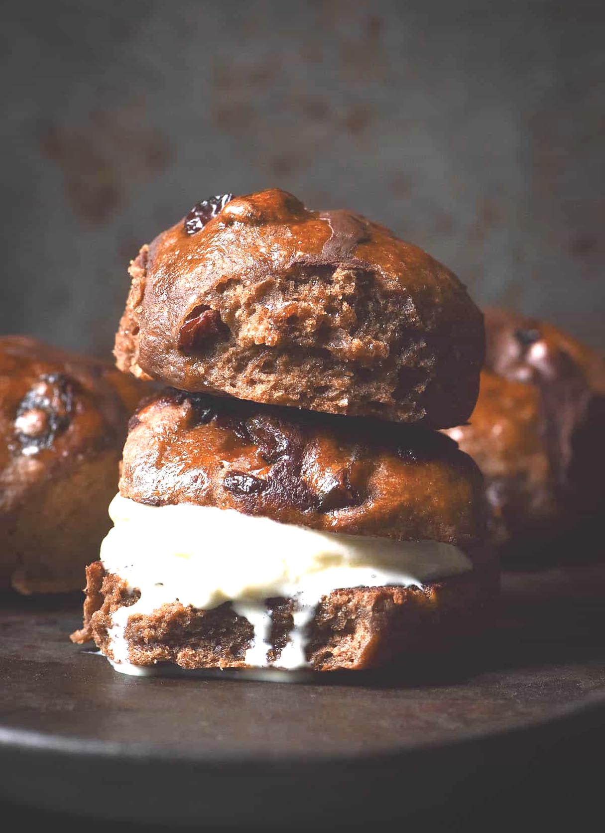 Yeast Free Gluten Free Buckwheat Hot Cross Buns