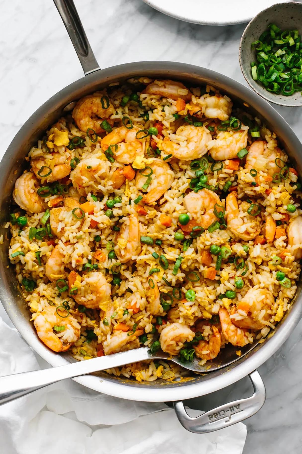 Chinese Shrimp Fried Rice - Flavorful and Reheats Nicely