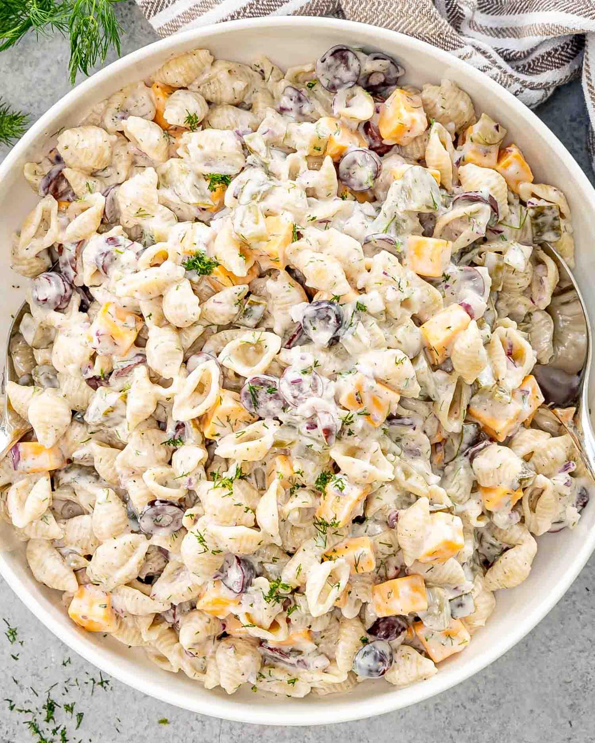 Dill Pickle Pasta Salad