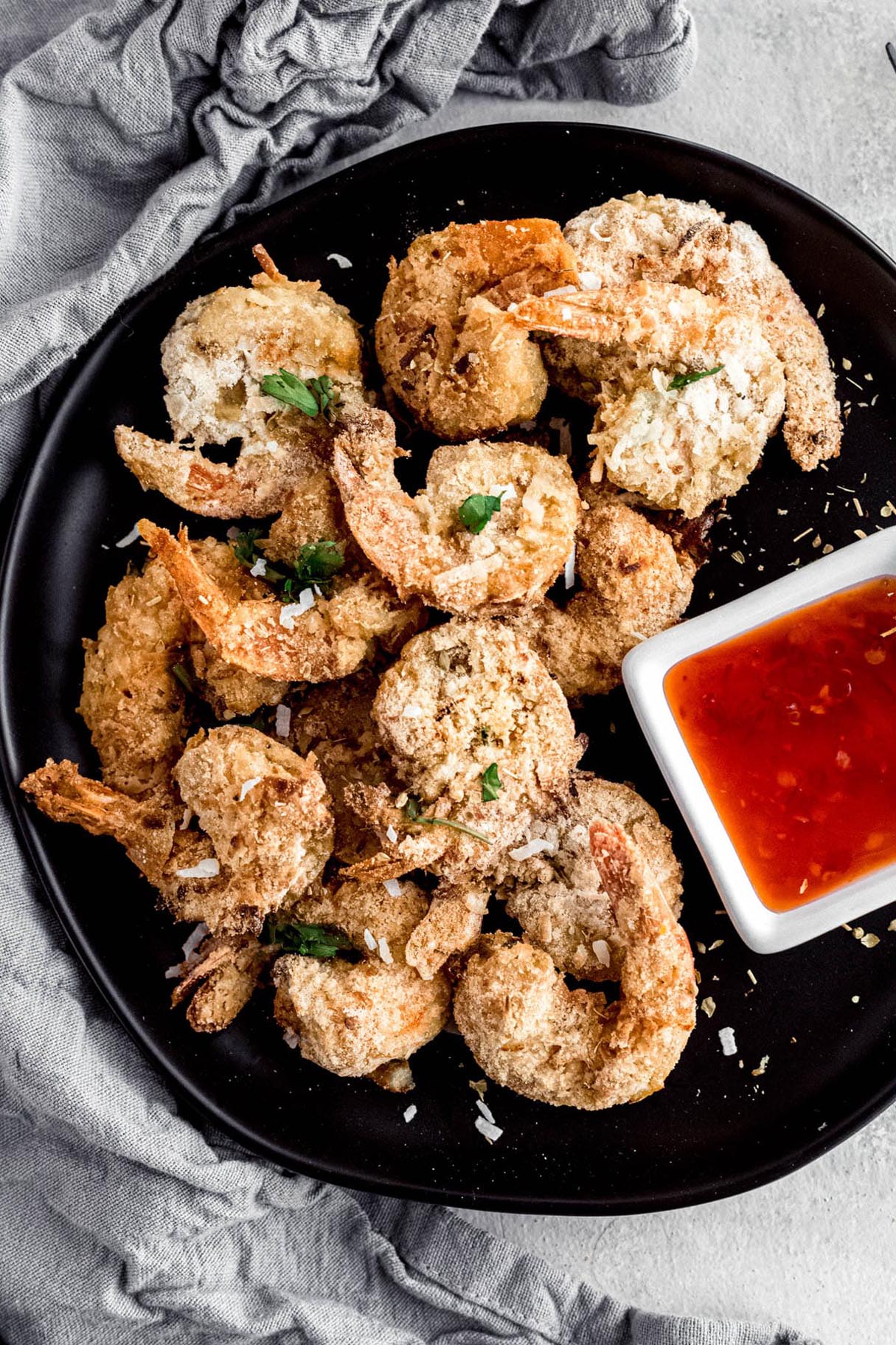 Keto Low Carb Air Fryer Coconut Shrimp