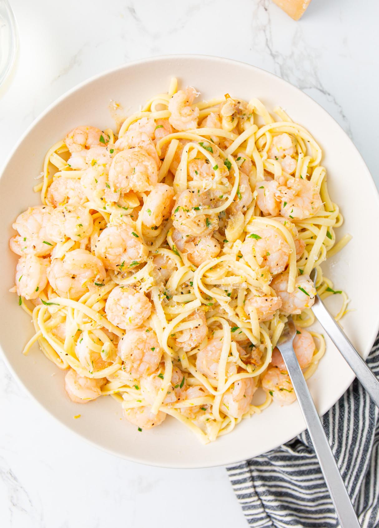 Seafood Lemon Garlic Pasta