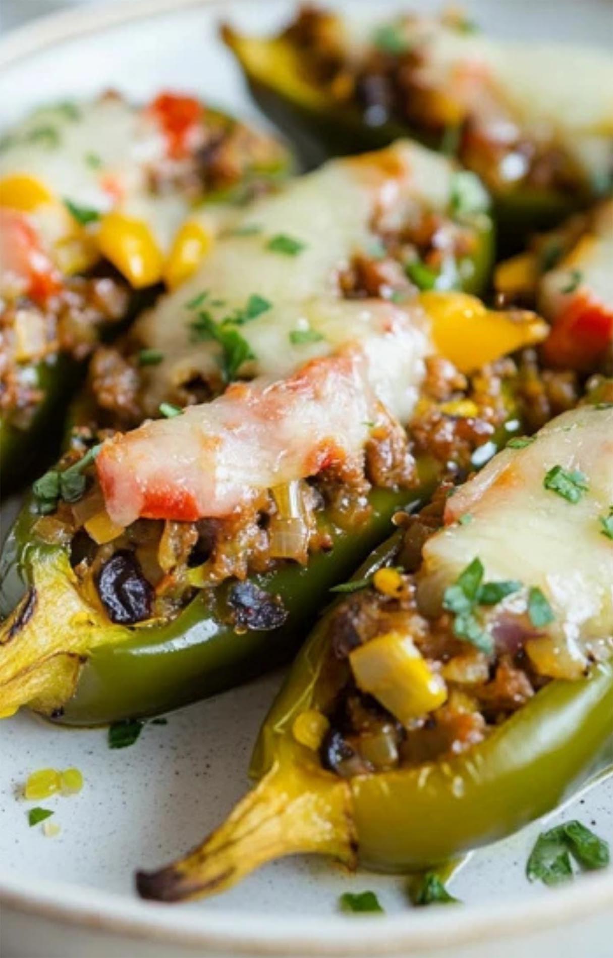 Stuffed Hatch Peppers