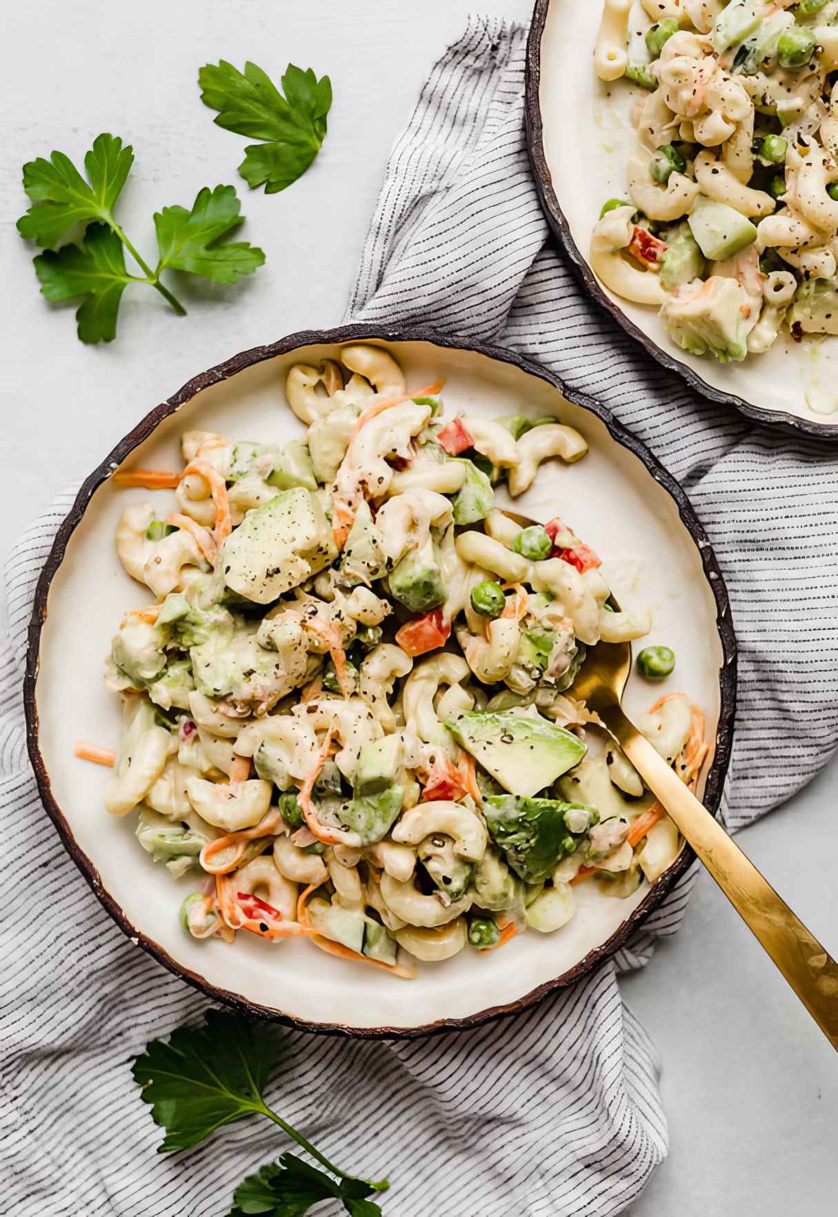 Tuna Avocado Macaroni Salad
